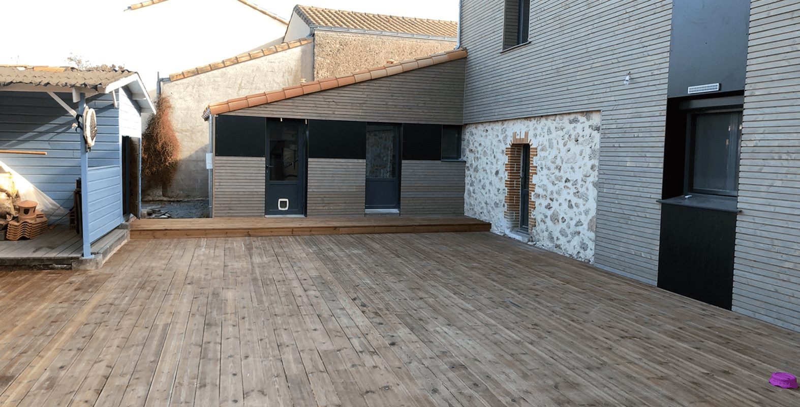 Création d'une terrasse en bois en Loire Atlantique